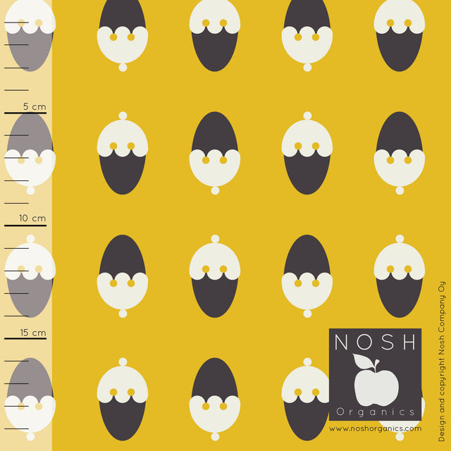 Cotton Lycra Knit Fabric Sweet Cone Saffron