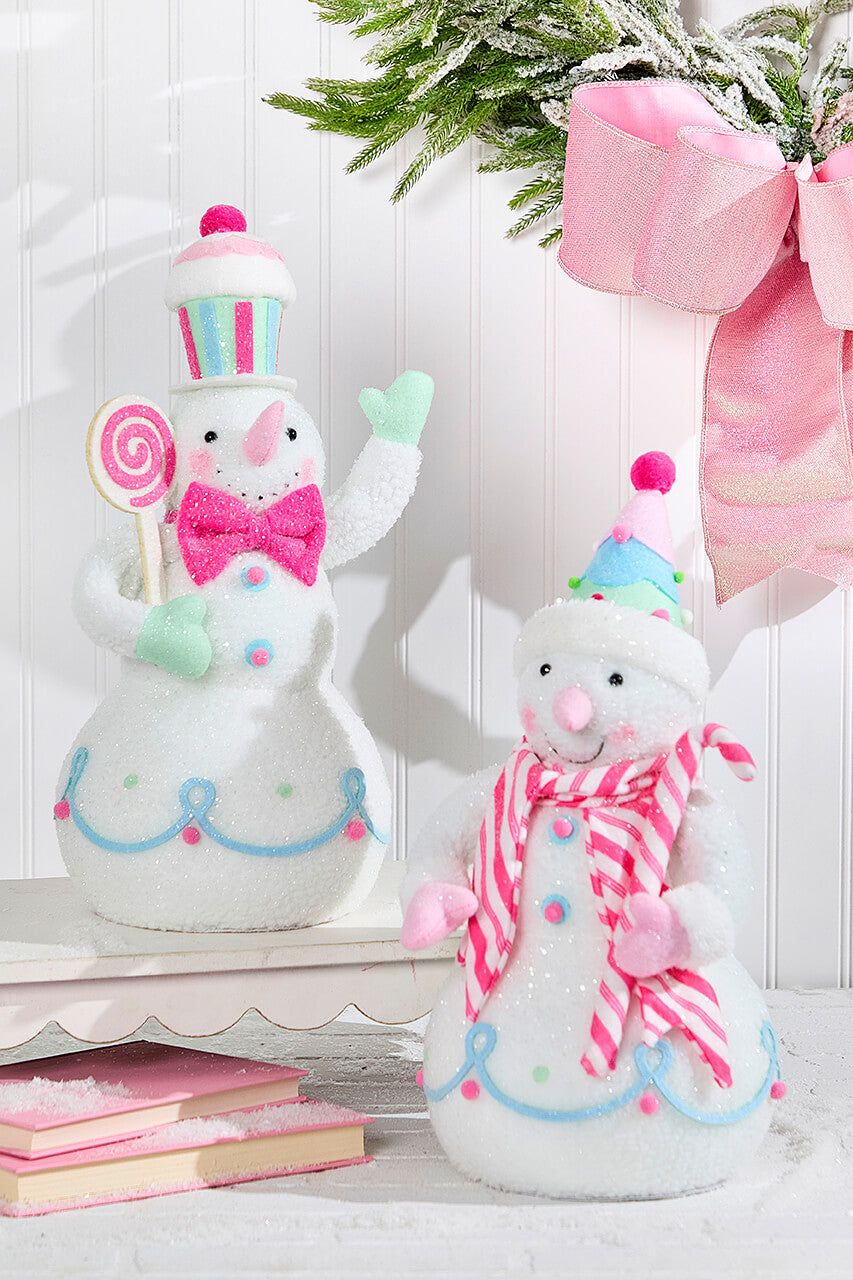 16.5" Fabric So Sweet Snowman