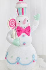 16.5" Fabric So Sweet Snowman