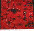 Swing Knit 2 Tone Red 3J301 Polyester Fabric - Red, 58/60" Width (1 Yard)