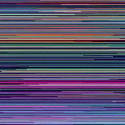 Printed Spandex Fabric Multicolor Lines