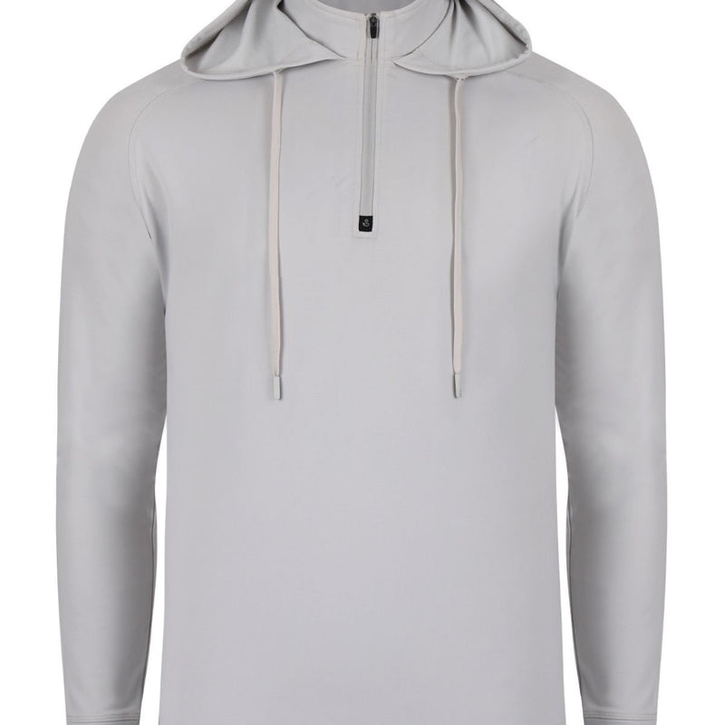 Unisex Vandyke Quarter-Zip Hooded Sweatshirt
