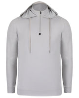 Unisex Vandyke Quarter-Zip Hooded Sweatshirt