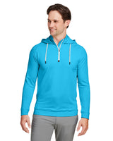 Unisex Vandyke Quarter-Zip Hooded Sweatshirt