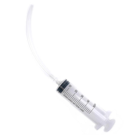 Syringe with Adaptor Tubing (3 Sets - 50 ml & 7" Tube)