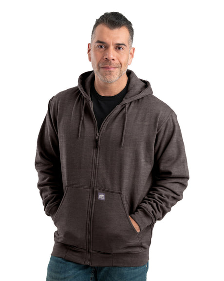 Men's Tall Heritage Thermal-Lined Full-Zip Hooded Sweatshirt