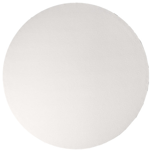 16" Round White Foil Cake Board Drum