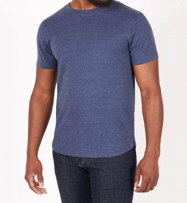 VLA730 Anti-Microbial Heather Look Polyester Spandex Fabric - Heather Look, 190 GSM