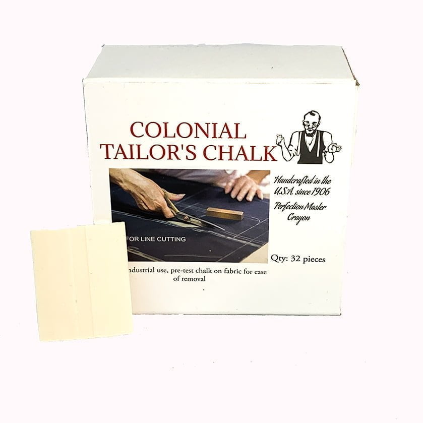 PMC Regular Tailor's Wax Crayons - Black, Red, White, Yellow