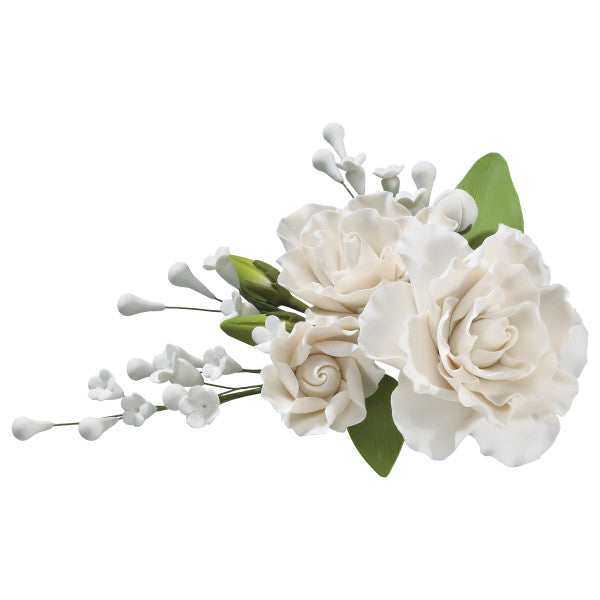Gardenia Gum Paste Sprays - 3 sprays wholesale