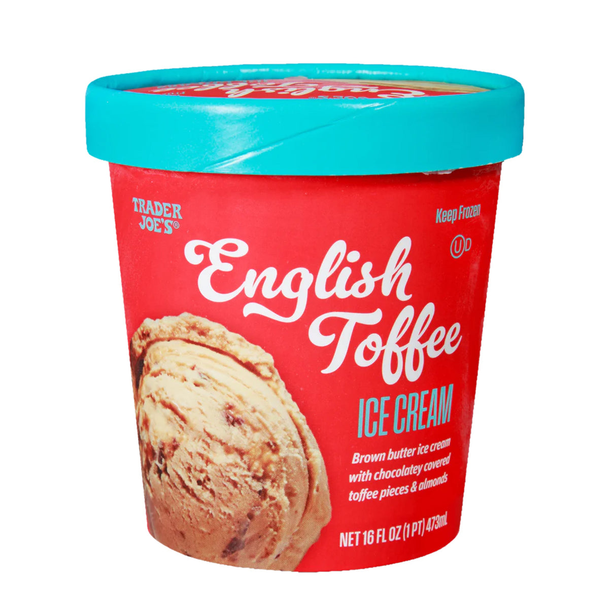 English Toffee Ice Cream - Creamy English Toffee Ice Cream