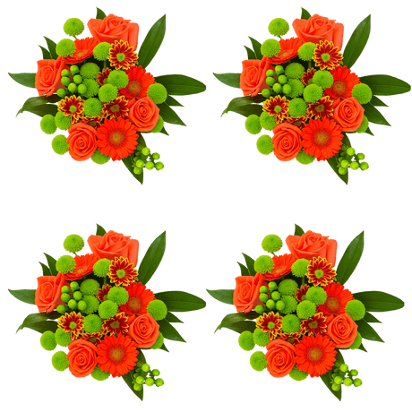 8 Old Crow Flower Bouquets Fresh Fall Arrangement Set