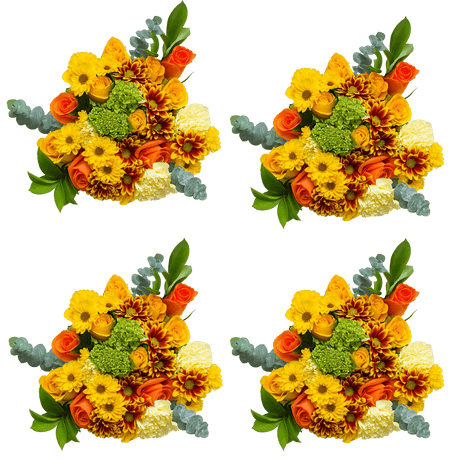 7 Thanks Flower Bouquets Fresh Thanksgiving Arrangement Set