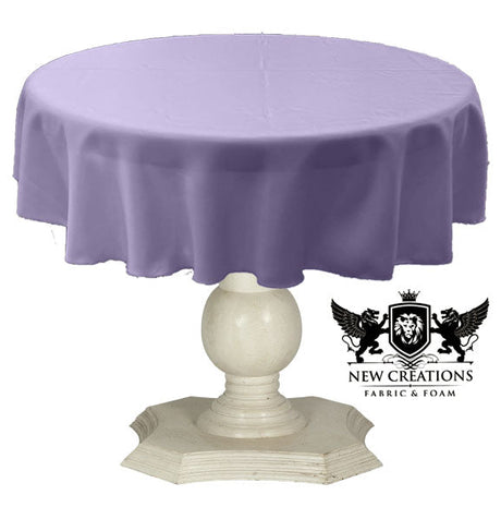 Tablecloth Dull Bridal Satin Fabric - 36" Round, Solid Color (1 Piece)