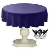 Dull Bridal Satin Fabric - Solid Color, 48" Round (1 Piece)