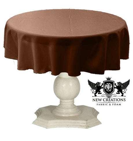 Dull Bridal Satin Fabric - Solid Color, 48" Round (1 Piece)