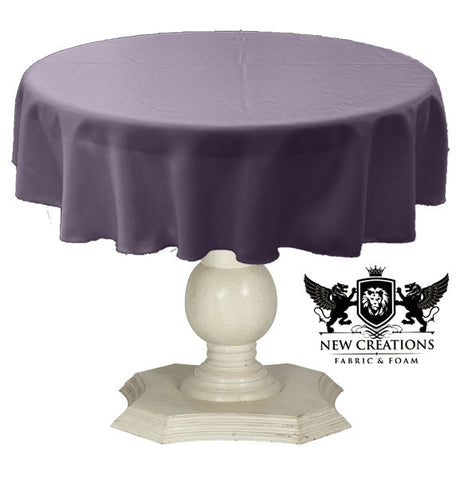 Dull Bridal Satin Fabric - Solid Color, 48" Round (1 Piece)