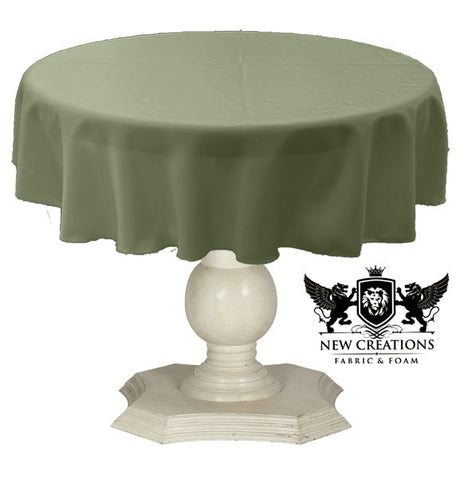 Dull Bridal Satin Fabric - Solid Color, 48" Round (1 Piece)