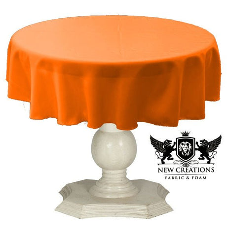 Dull Bridal Satin Fabric - Solid Color, 48" Round (1 Piece)