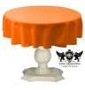 Dull Bridal Satin Fabric - Solid Color, 48" Round (1 Piece)