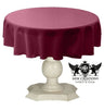 Dull Bridal Satin Fabric - Solid Color, 48" Round (1 Piece)