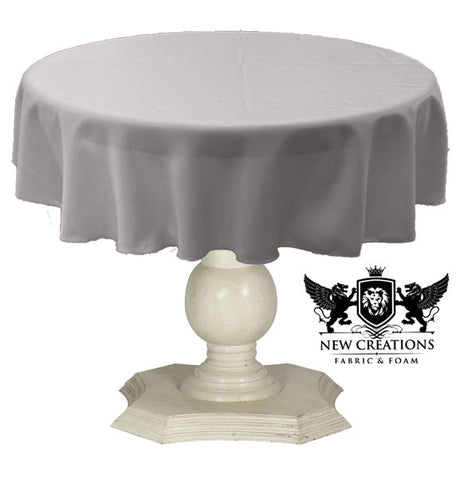 Dull Bridal Satin Fabric - Solid Color, 48" Round (1 Piece)