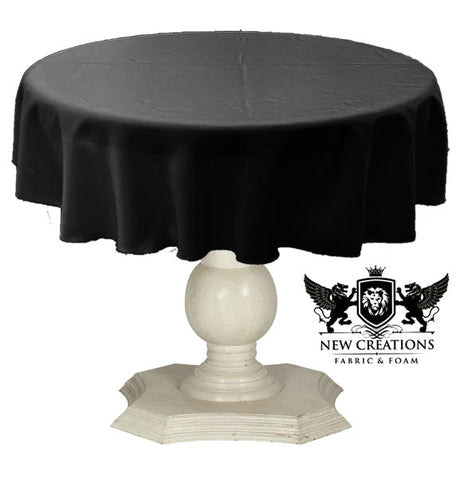 Dull Bridal Satin Fabric - Solid Color, 48" Round (1 Piece)
