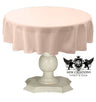 Dull Bridal Satin Fabric - Solid Color, 48" Round (1 Piece)