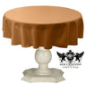 Dull Bridal Satin Fabric - Solid Color, 48" Round (1 Piece)