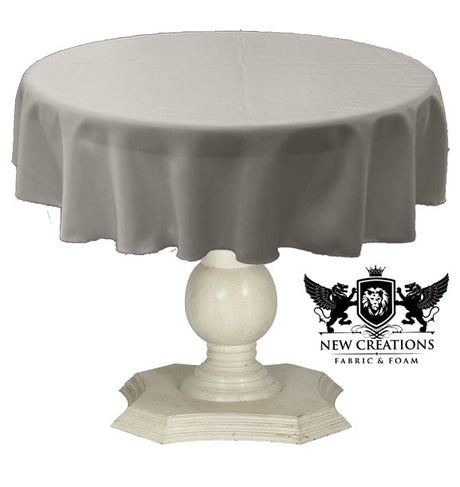 Dull Bridal Satin Fabric - Solid Color, 48" Round (1 Piece)