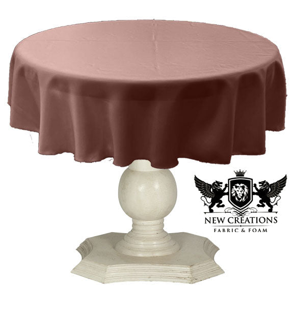 Dull Bridal Satin Fabric - Solid Color, 48" Round (1 Piece)