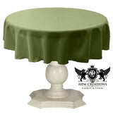 Dull Bridal Satin Fabric - Solid Color, 48" Round (1 Piece)