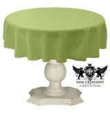 Dull Bridal Satin Fabric - Solid Color, 48" Round (1 Piece)