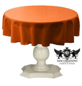 Dull Bridal Satin Fabric - Solid Color, 48" Round (1 Piece)