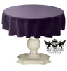 Dull Bridal Satin Fabric - Solid Color, 48" Round (1 Piece)