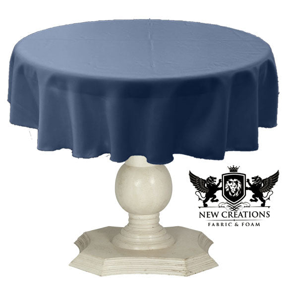 Dull Bridal Satin Fabric - Solid Color, 48" Round (1 Piece)