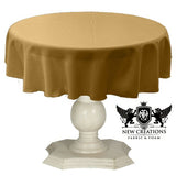 Dull Bridal Satin Fabric - Solid Color, 48" Round (1 Piece)
