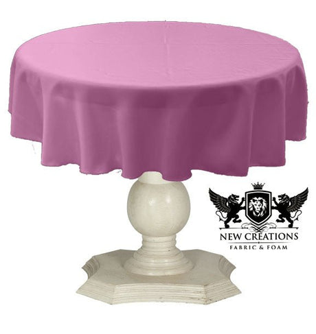 Dull Bridal Satin Fabric - Solid Color, 51" Round (1 Piece)