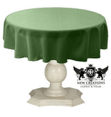Dull Bridal Satin Fabric - Solid Color, 51" Round (1 Piece)
