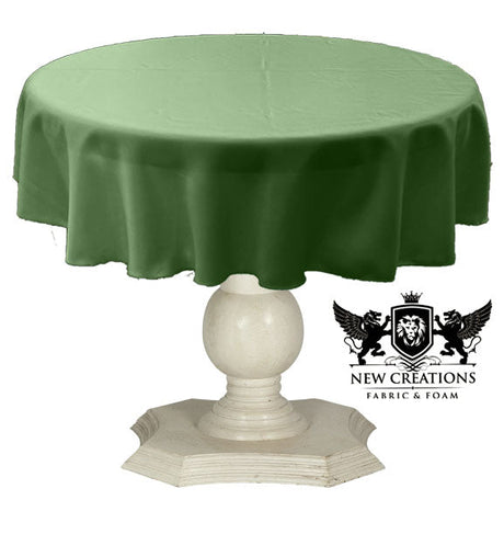 Dull Bridal Satin Fabric - Solid Color, 51" Round (1 Piece)
