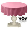 Dull Bridal Satin Fabric - Solid Color, 51" Round (1 Piece)