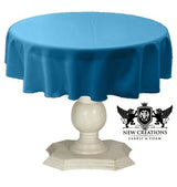 Dull Bridal Satin Fabric - Solid Color, 51" Round (1 Piece)