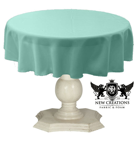 Dull Bridal Satin Fabric - Solid Color, 51" Round (1 Piece)