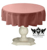 Dull Bridal Satin Fabric - Solid Color, 51" Round (1 Piece)