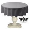 Dull Bridal Satin Fabric - Solid Color, 51" Round (1 Piece)