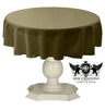 Dull Bridal Satin Fabric - Solid Color, 51" Round (1 Piece)