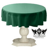Tablecloth Dull Bridal Satin Fabric - 54" Round, Color Options (1 Piece)
