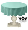 Tablecloth Dull Bridal Satin Fabric - 54" Round, Color Options (1 Piece)