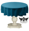 Tablecloth Dull Bridal Satin Fabric - 54" Round, Color Options (1 Piece)
