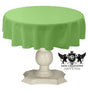 Tablecloth Dull Bridal Satin Fabric - Solid Color, 58" Round (1 Piece)